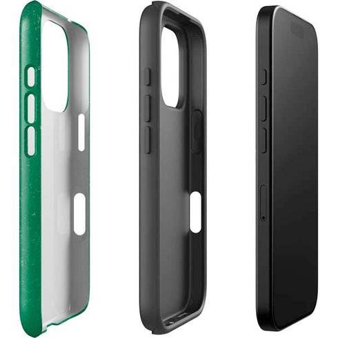 Saudi Arabia Flag Distressed iPhone 16 Pro Impact Case